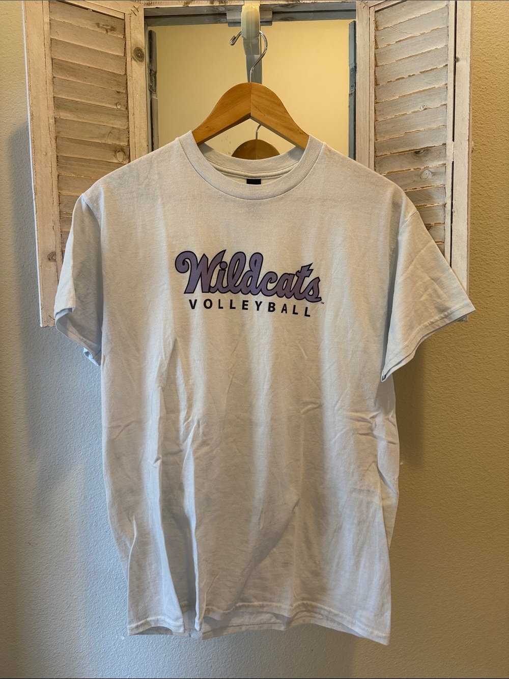 Wildcats Volleyball White Graphic Tee